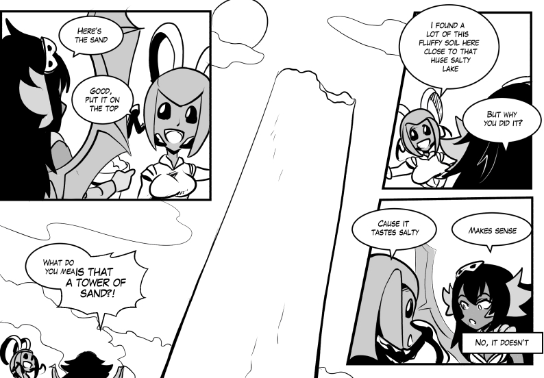 Monster girls on tour - Episode 413, Page 1: Page 413